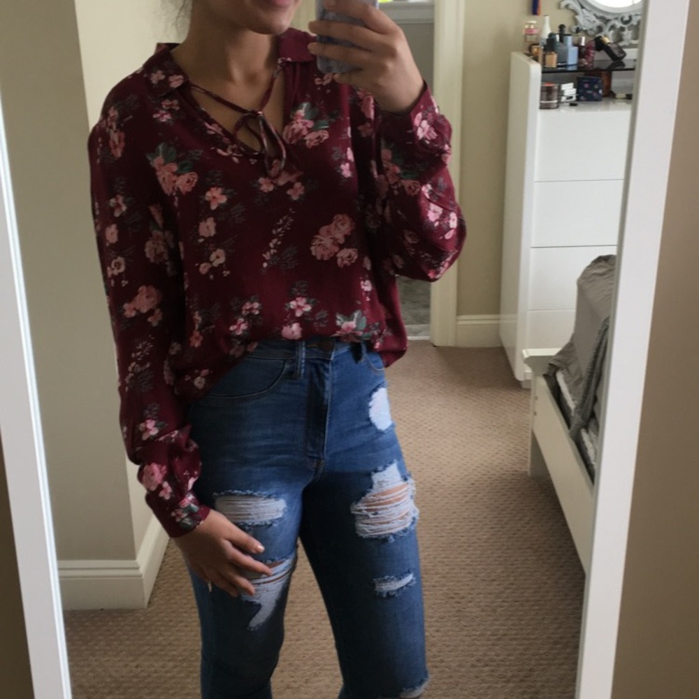 Floral blouse